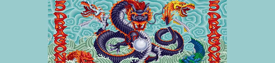5 Dragons Slot Banner