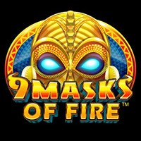 9 Masks of Fire Slot by Microgaming Overview Logo