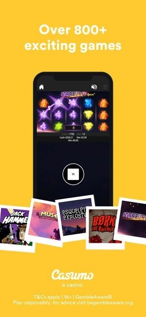 Casumo Mobile Casino Details
