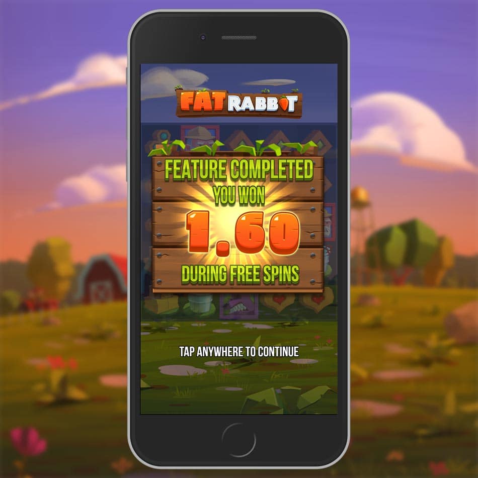 Fat Rabbit Slot Machine Free Spins Total Win