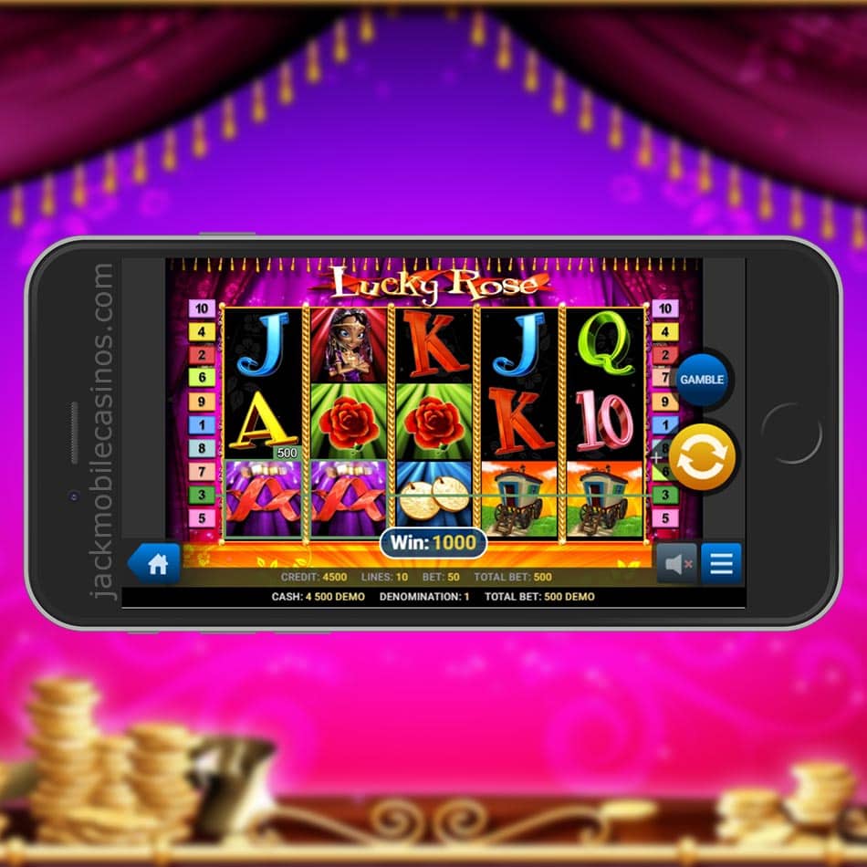 Lucky Rose Slot Machine Win