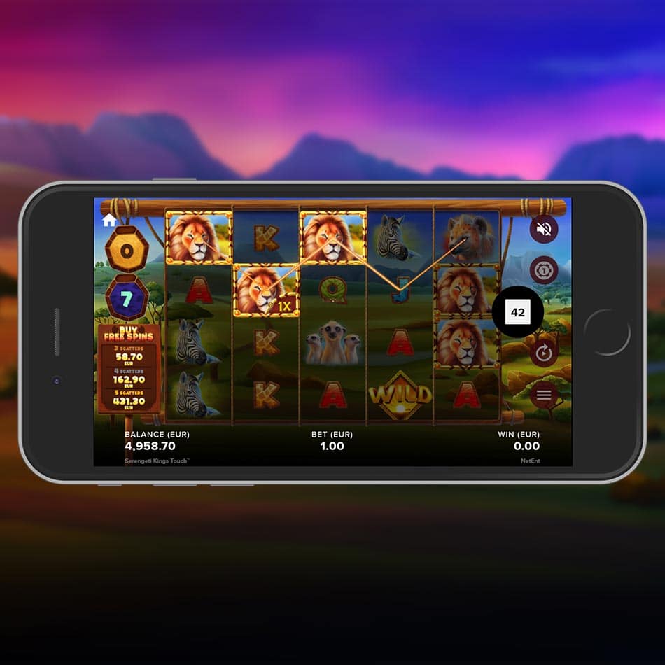 Serengeti Kings Slot Machine Lion Spins Feature